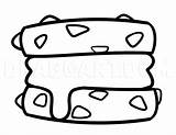 Ice Cream Sandwich Coloring Pages sketch template