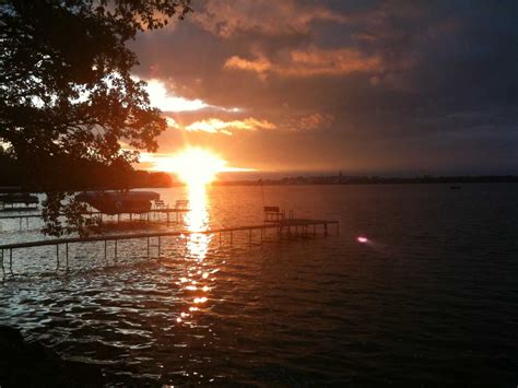 Lake Monona sunset - 1500 Days to Freedom