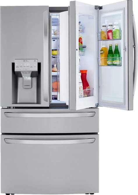 Questions and Answers: LG 22.5 Cu. Ft. 4-Door French Door-in-Door Counter-Depth Refrigerator ...