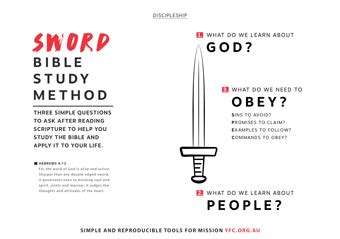 Sword Bible Study Method - Youth for Christ