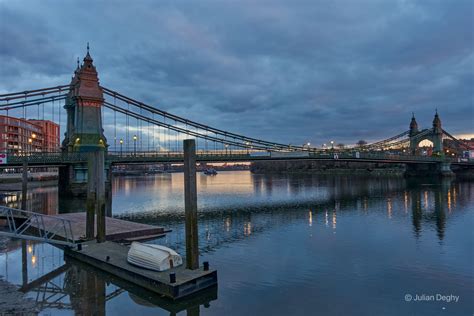 Hammersmith Bridge Spring Evening - Photographer London