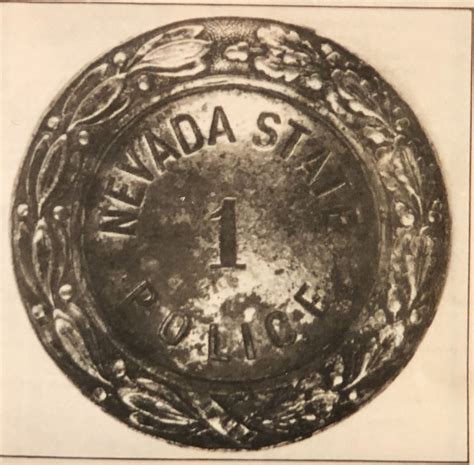 Nevada State Police Badge: Original issue 1908 | Nevada state, Police ...