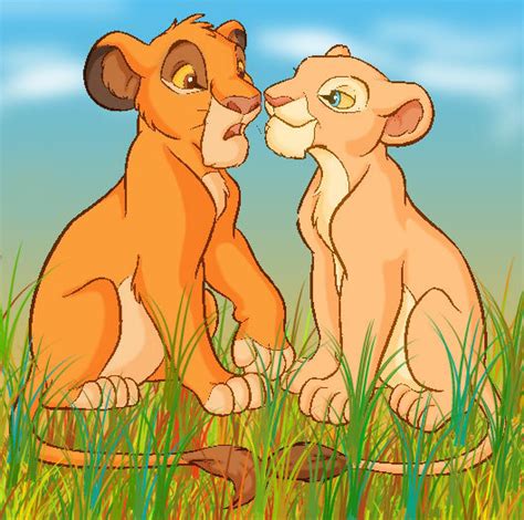 Simba & Nala - The Lion King Fan Art (6676534) - Fanpop