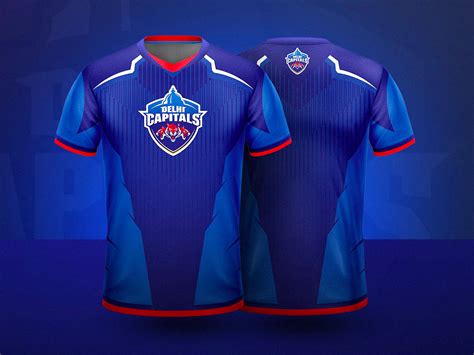 IPL 2019 Jersey Design Concept - Delhi Capitals by Chethan KVS on Dribbble