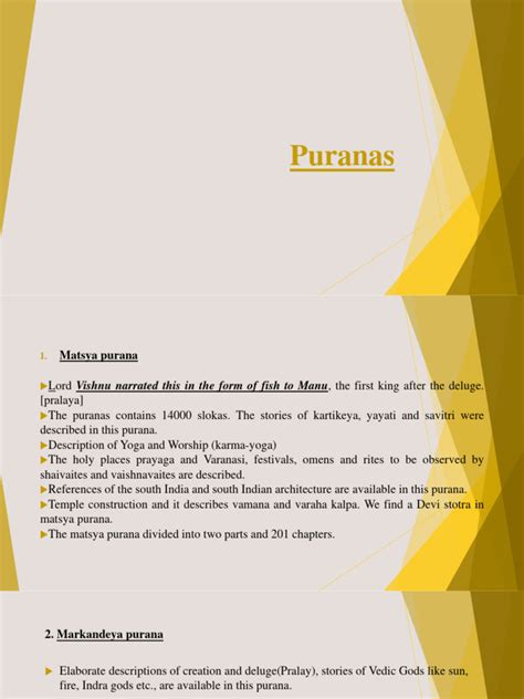 L8 - Puranas Types of Puranas | PDF | Puranas | Vishnu