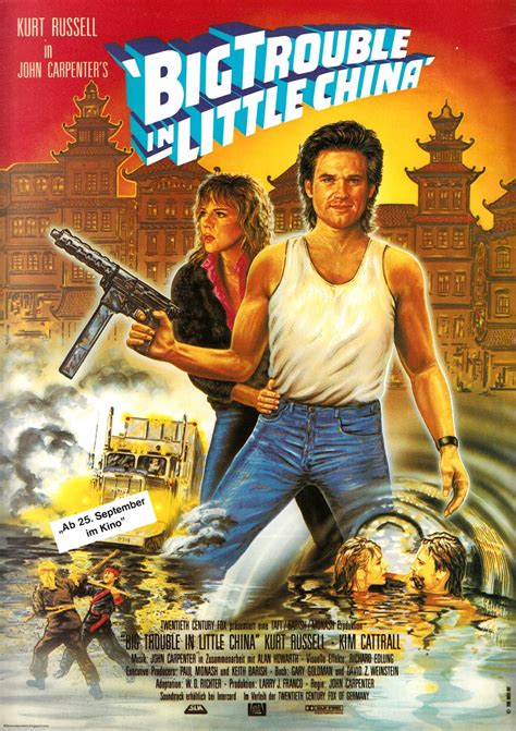 80s Movie Posters - Filmplakate der 80er: Big Trouble in Little China (1986)