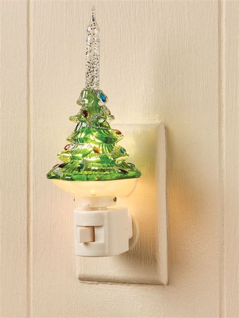 Christmas Tree Bubble Light Night-Light | Christmas night light, Vintage christmas tree ...