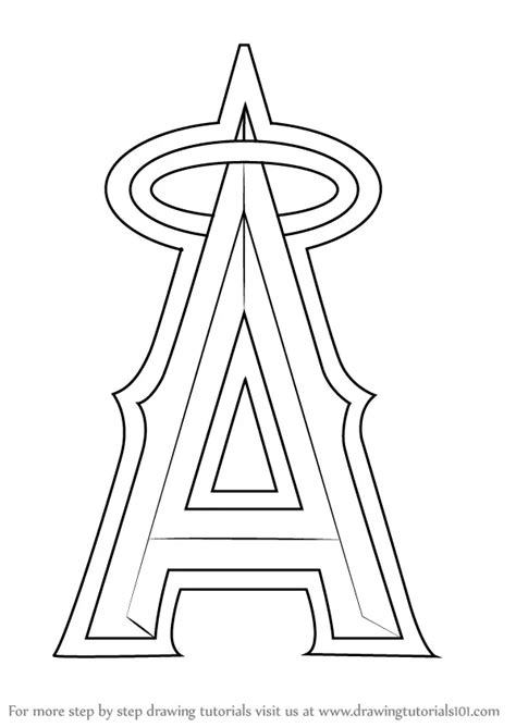 Los Angeles Angels Coloring Pages - Learny Kids