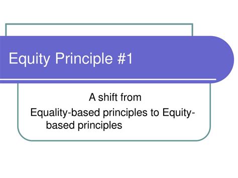 PPT - Equity Principles PowerPoint Presentation, free download - ID:4070430