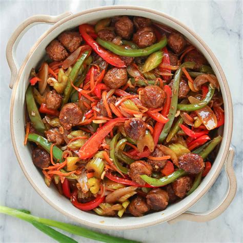 Sausage Stir-Fry | Girl Heart Food®