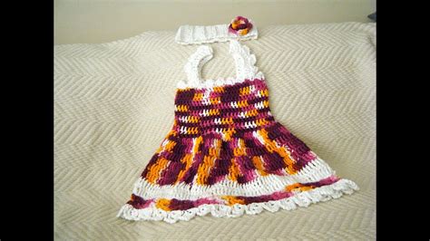 Crochet Baby Summer Dress set - YouTube