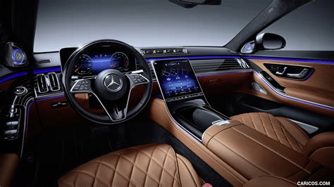 2021 Mercedes-Benz S-Class (Color: Leather Siena Brown) - Interior, Cockpit | Caricos