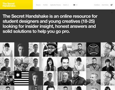 The Secret Handshake | Behance