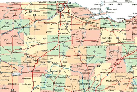 Regional Map of Northwestern Ohio