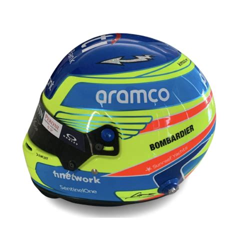 FERNANDO ALONSO SIGNED ASTON MARTIN HELMET 2023 FULL SIZE 1:1 F1 ...