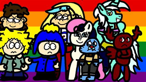 Cartoon Characters Showing their Pride by SonicThePonyHog on DeviantArt