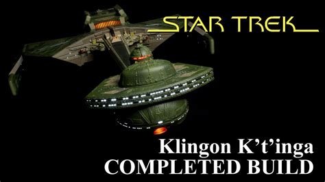 Klingon K't'inga Battle Cruiser 1/350 Polar Lights COMPLETED BUILD ...