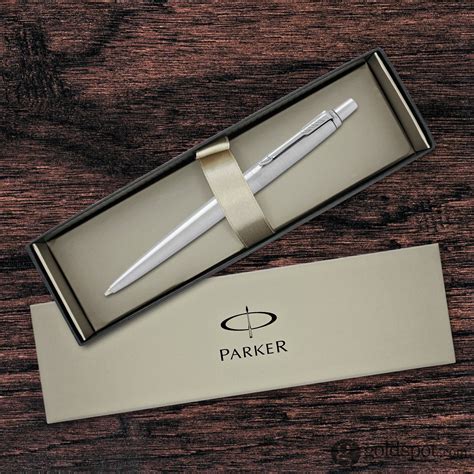 Parker Jotter Ballpoint Pen in Stainless Steel - Goldspot Pens