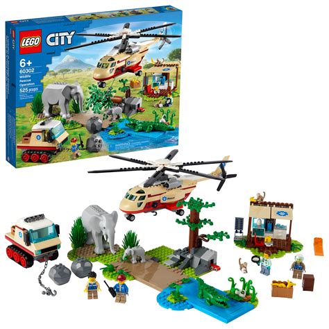 LEGO City Wildlife Rescue Operation 60302 Building Kit; Creative Toy ...