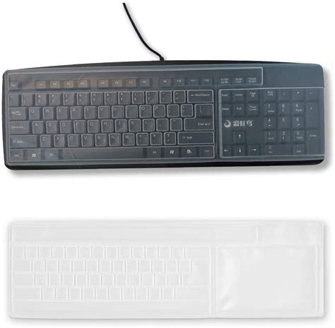 Reusable Waterproof Keyboard Cover, Universal Clear Anti-Dust Keyboard ...