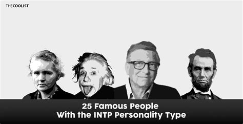 25 INTP Famous People and Fictional Characters