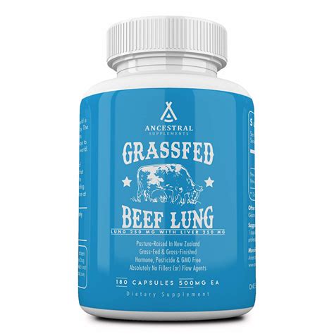 Ancestral Supplements Beef Lung (w/Liver) Supports