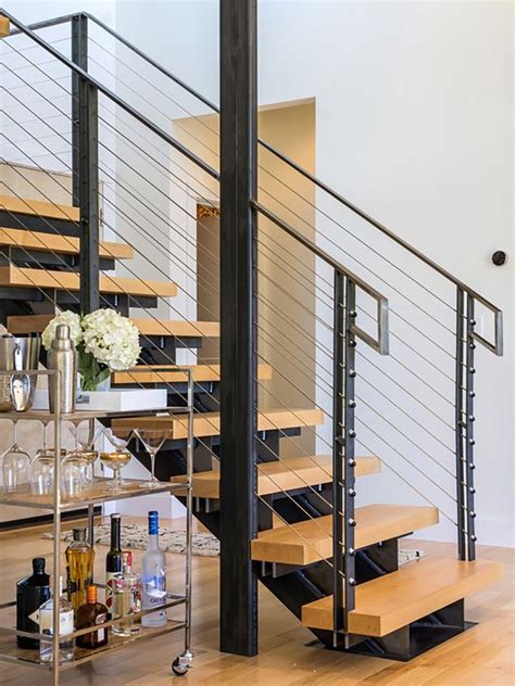 Cable railing – expand the view in your favorite spaces | Staircase design, Modern staircase ...