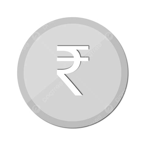 Indian Rupee Silver Coin Vector Design, Indian Rupee Icon, Rupee Coin ...