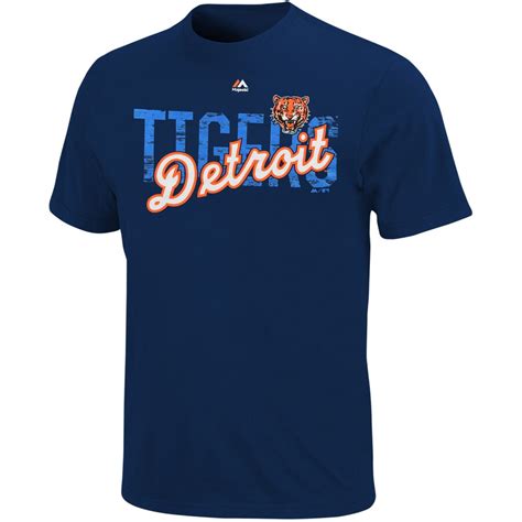 Men's Detroit Tigers Majestic Navy Big & Tall Last Rally T-Shirt