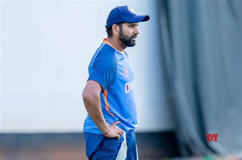 Chennai: Indian captain Rohit Sharma during the practice session #Gallery - Social News XYZ