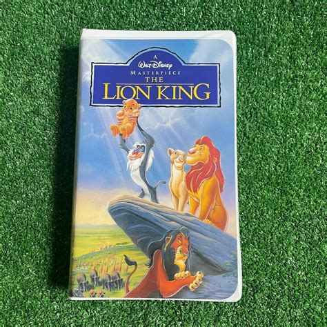 The Lion King Walt Disney's Masterpiece Collection VHS Tape Tested (1994) VTG 765362977031 ...