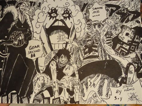 One piece Marineford arc by OussamaluffyX on DeviantArt