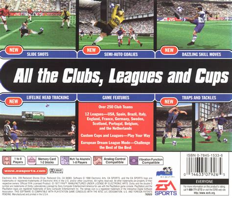 FIFA 99 cover or packaging material - MobyGames