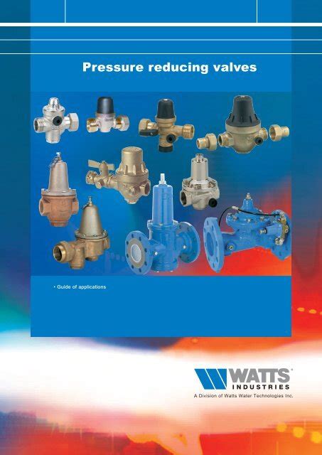 Pressure reducing valves - Watts Industries