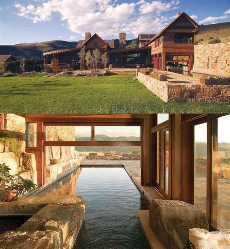 Luxurious Mountain Home in Colorado With Indoor/Outdoor Pool - #Colorado #Home #indooroutdoor # ...