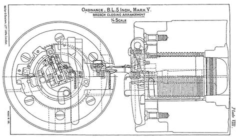 BL 5 inch gun Mark V breech mechanism diagrams - PICRYL - Public Domain Media Search Engine ...