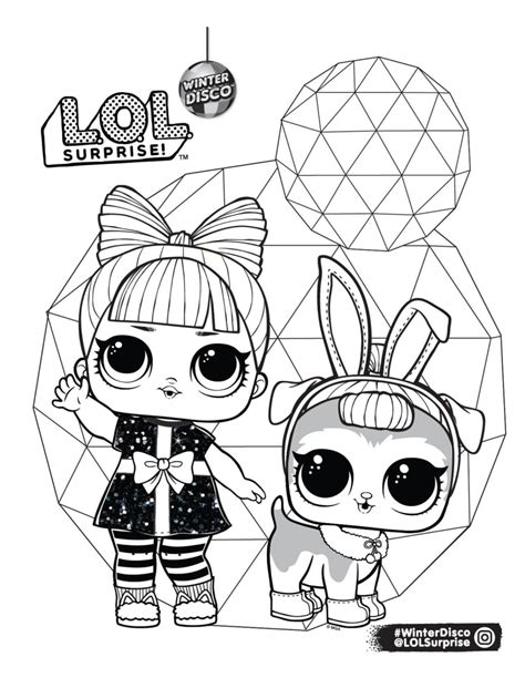 LOL Surprise Winter Disco coloring pages - YouLoveIt.com