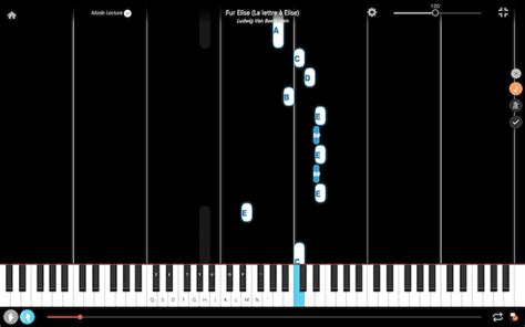 Für Elise - Piano Tutorial with Letter Notes - La Touche Musicale