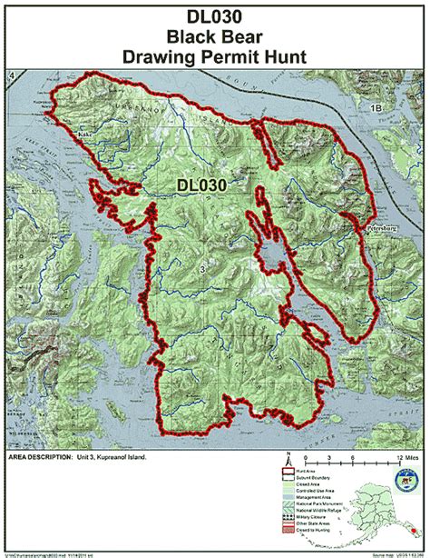 Map of dl030, Alaska Department of Fish and Game