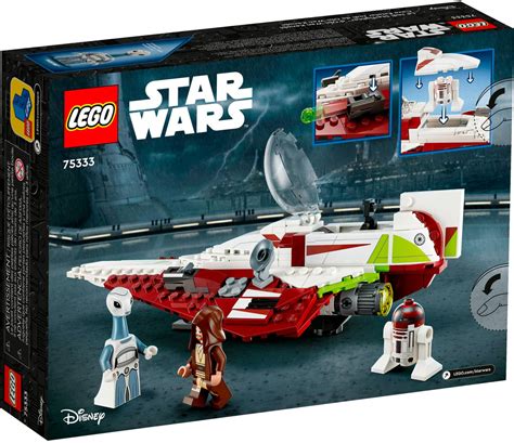 Best Buy: LEGO Star Wars Obi-Wan Kenobis Jedi Starfighter 75333 Toy ...