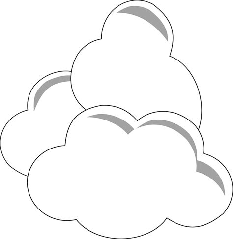 Download Clouds, White, Three. Royalty-Free Vector Graphic - Pixabay