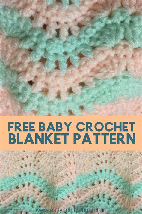 Quick and Easy Free Baby Blanket Crochet Pattern For New Arrival