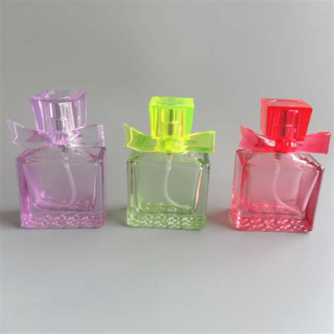 100pcs Oliveros Sweetheart 30ml perfume bottle dispensing bulk grade transparent colored glass ...