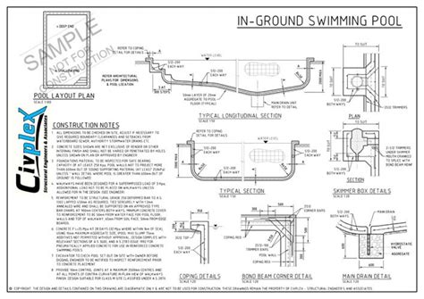 Swimming Pool Drawing Details Pdf at PaintingValley.com | Explore ...