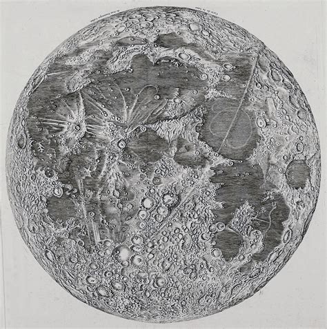 Large detailed old map of the Moon - 1692 | Moon | Space | Mapsland ...