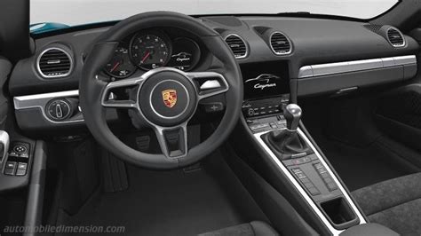 Porsche 718 Cayman dimensions, boot space and similars