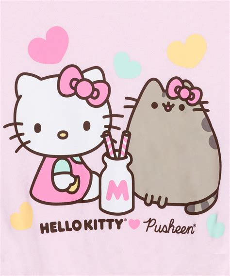 Hello Kitty® x Pusheen® Ladies Cropped Sweatshirt – Pusheen Shop