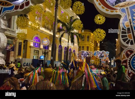 Carnival Parade at night, Recife, Pernambuco State, Brazil Stock Photo ...