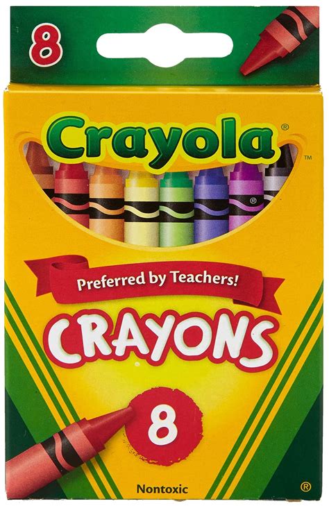 Crayola Crayons, School Supplies, Classic Colors, 8 Count- Buy Online ...