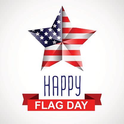 Happy Flag Day Background Template Stock Clipart | Royalty-Free ...